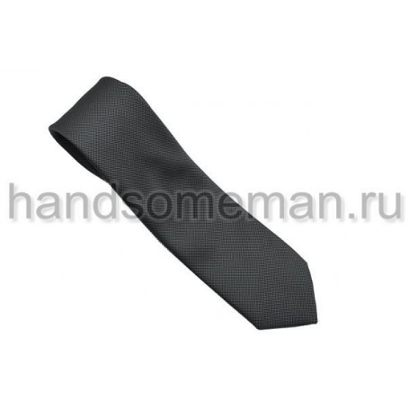 галстук черный, блестящий. 551