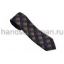 галстук синий в темную полоску. 560
