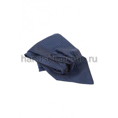 Шейный платок Baurotti синего цвета в горошек. 697